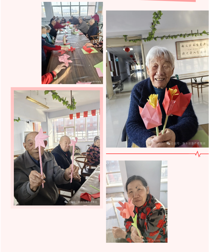 巧手生花暖斜阳——信康三八节特殊活动，，，，，让爱与芳香在指尖绽放